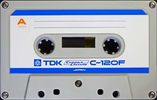 Compact Cassette TDK F 120 "C-120F" Type I Normal 1969 Japan