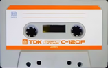 Compact Cassette TDK F 120 "C-120F" Type I Normal 1969 Japan