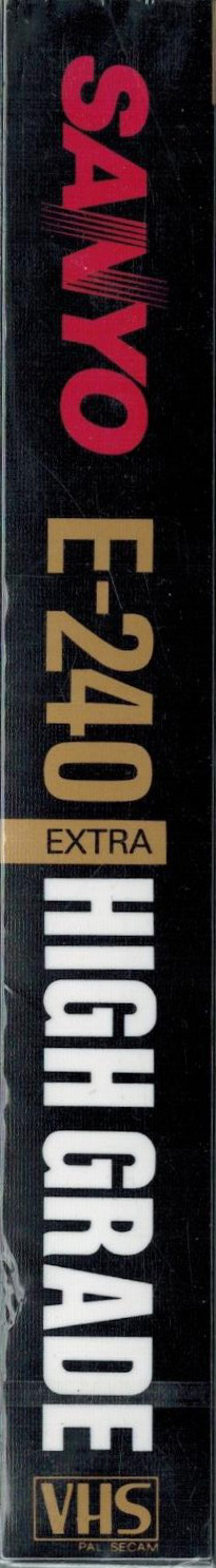 VHS, Video Home System Sanyo HG 240 "Extra" Type I Normal 1988 Europe