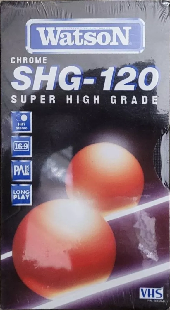 VHS, Video Home System Watson SHG 120 Type II Chrome Europe