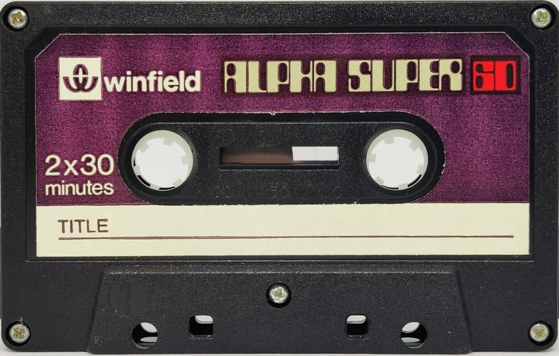 Compact Cassette: Unknown Winfield - Alpha Super 60