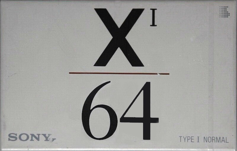 Compact Cassette Sony XI 64 Type I Normal 1992 Japan