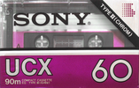 Compact Cassette Sony UCX 60 Type II Chrome 1983 Germany