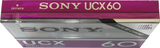 Compact Cassette Sony UCX 60 Type II Chrome 1983 Germany