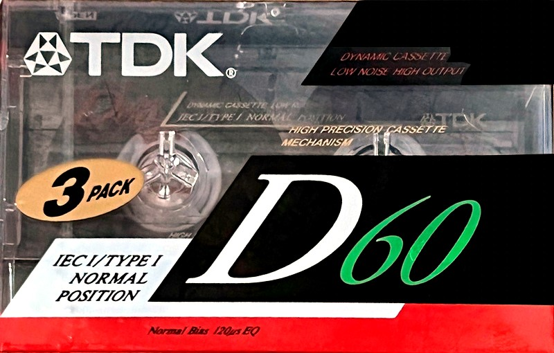 3 pack: TDK  - D 60