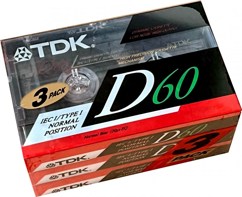 3 pack: TDK  - D 60