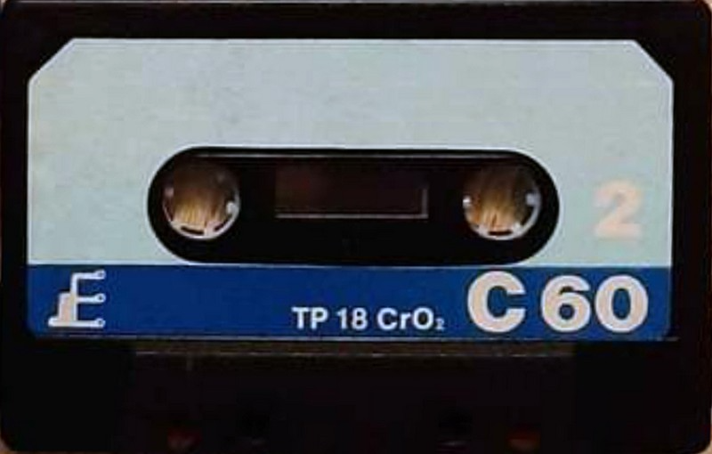 Compact Cassette Elektrotehna 60 "TP 18" Type II Chrome Yugoslavia