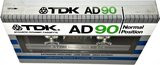 Compact Cassette TDK AD 90 Type I Normal 1982 USA