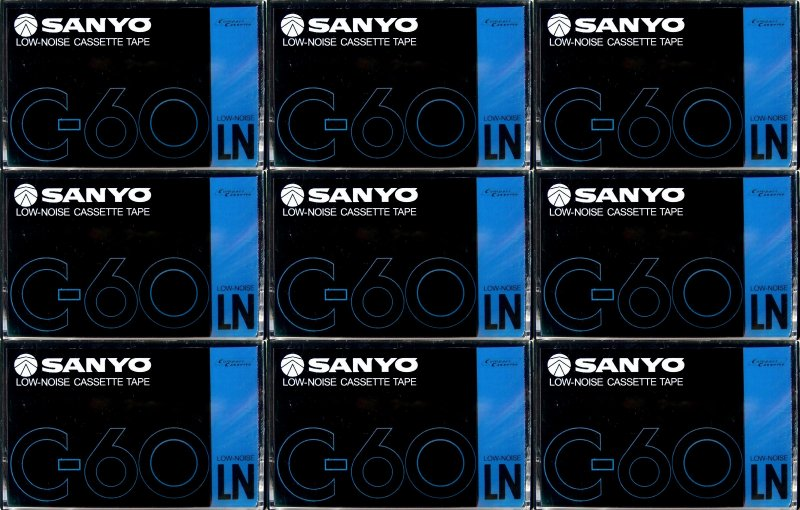 Compact Cassette Sanyo 60 Type I Normal 1978 Japan