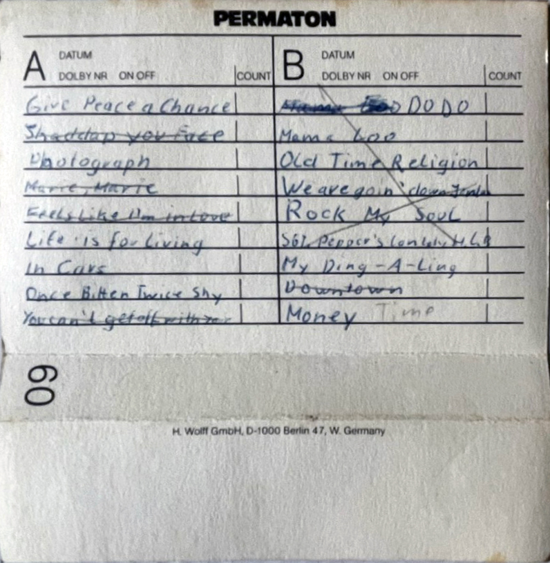 Compact Cassette Permaton 60 Type II Chrome 1977 Europe