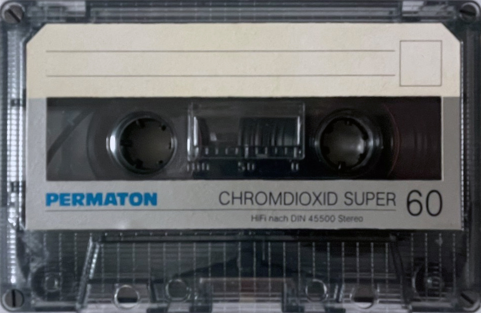 Compact Cassette Permaton 60 Type II Chrome 1977 Europe