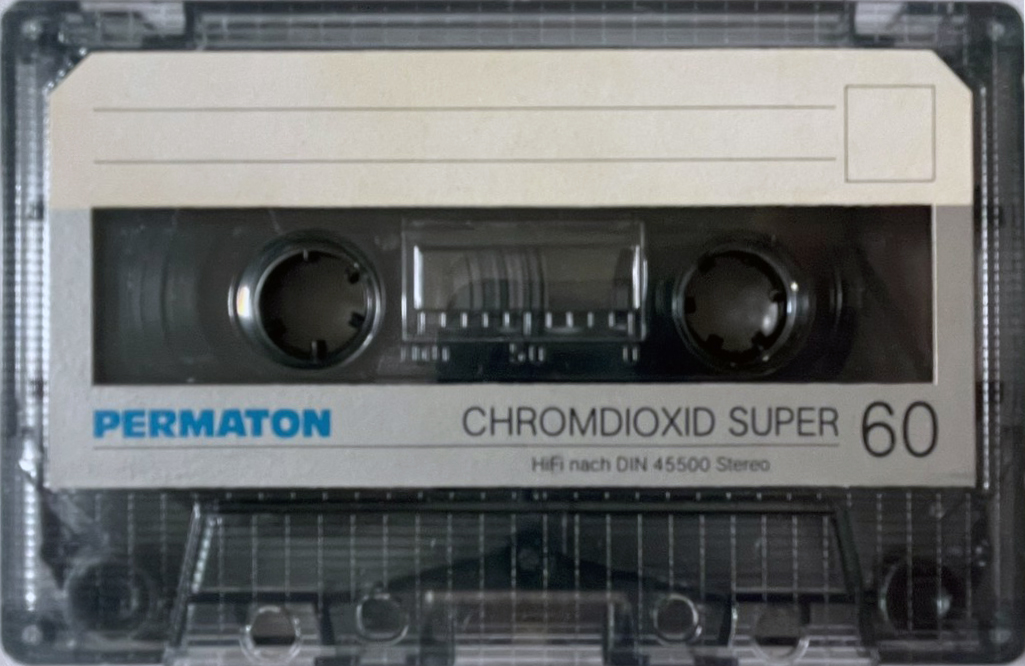 Compact Cassette Permaton 60 Type II Chrome 1977 Europe