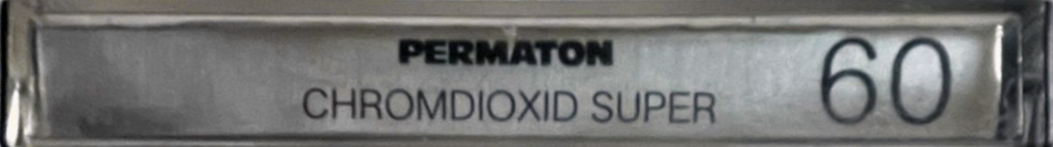 Compact Cassette Permaton 60 Type II Chrome 1977 Europe