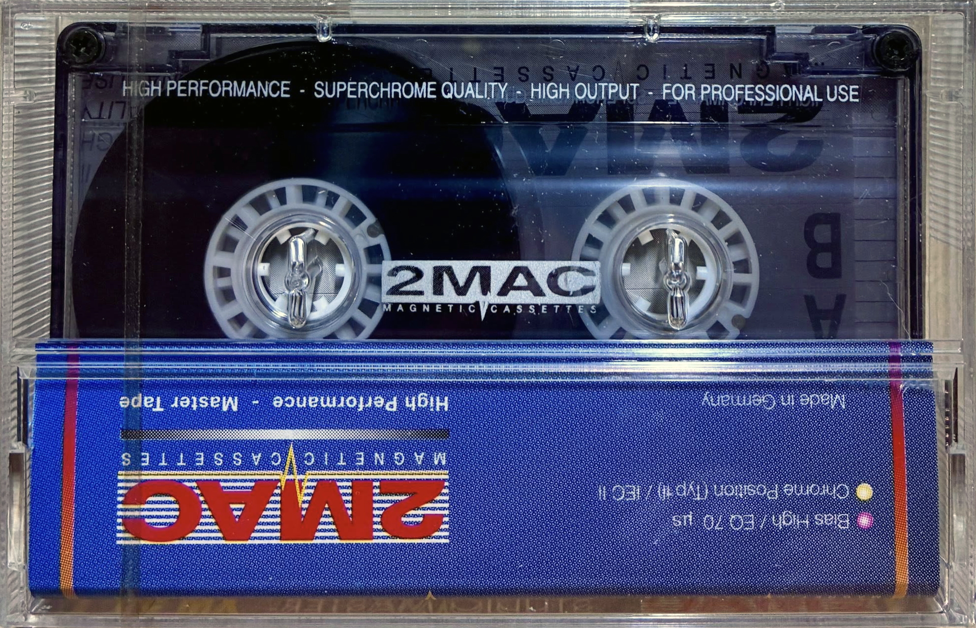 Compact Cassette 2Mac XM 90 Type II Chrome 1990 Europe