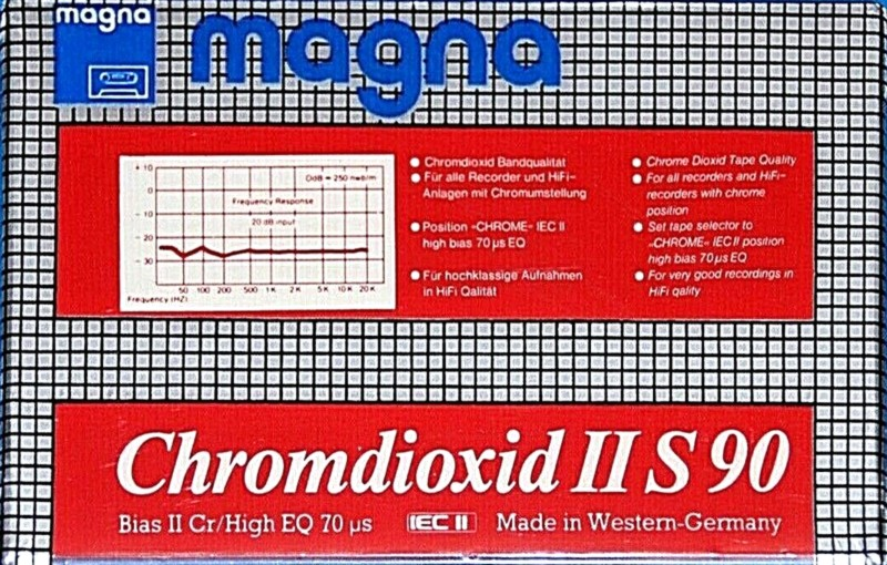 Compact Cassette: Magna  - Chromdioxid II S 90