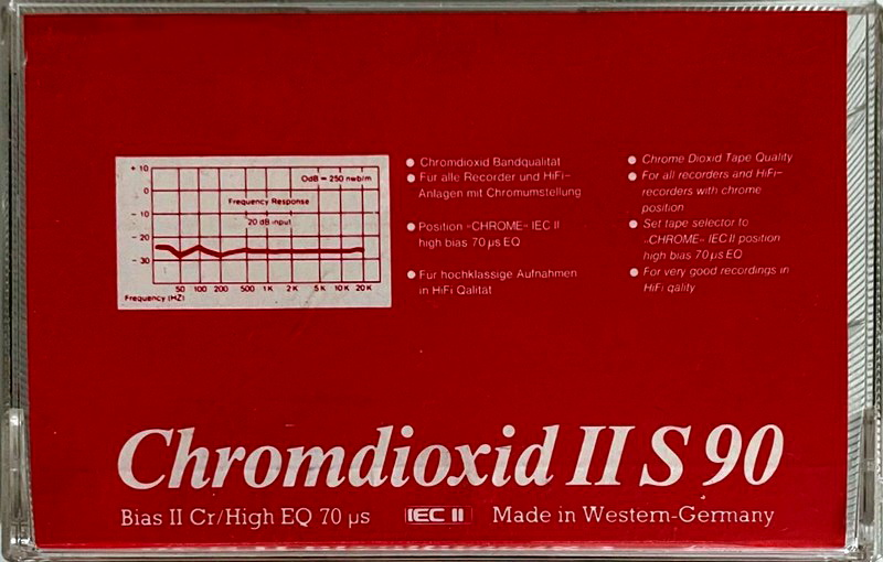 Compact Cassette: Magna  - Chromdioxid II S 90