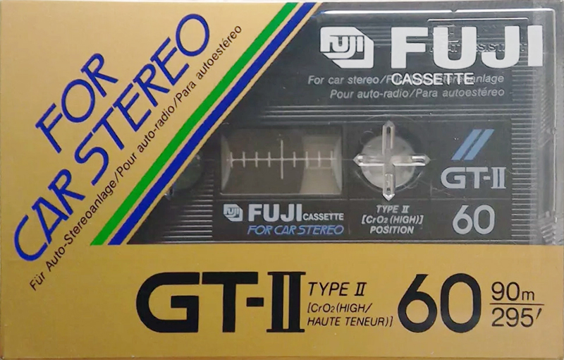 Compact Cassette Fuji GT-II 60 Type II Chrome 1984 Europe