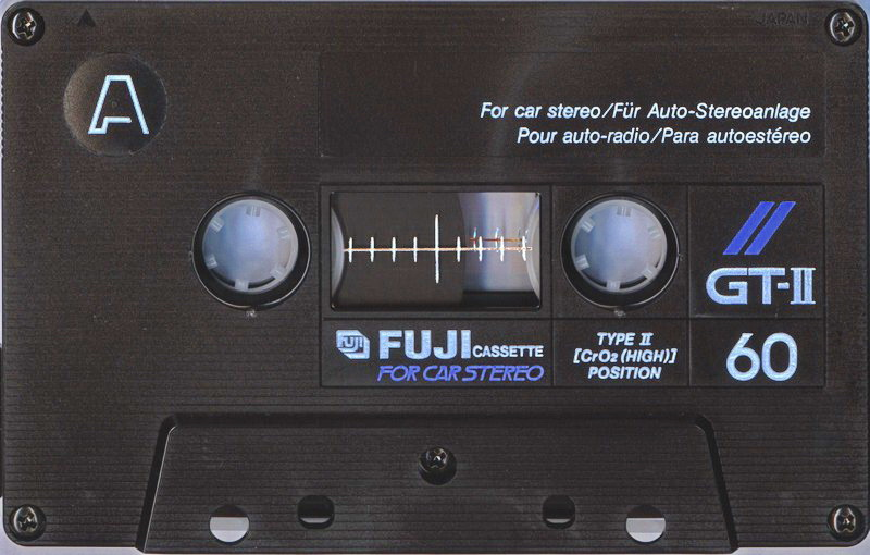 Compact Cassette Fuji GT-II 60 Type II Chrome 1984 Europe
