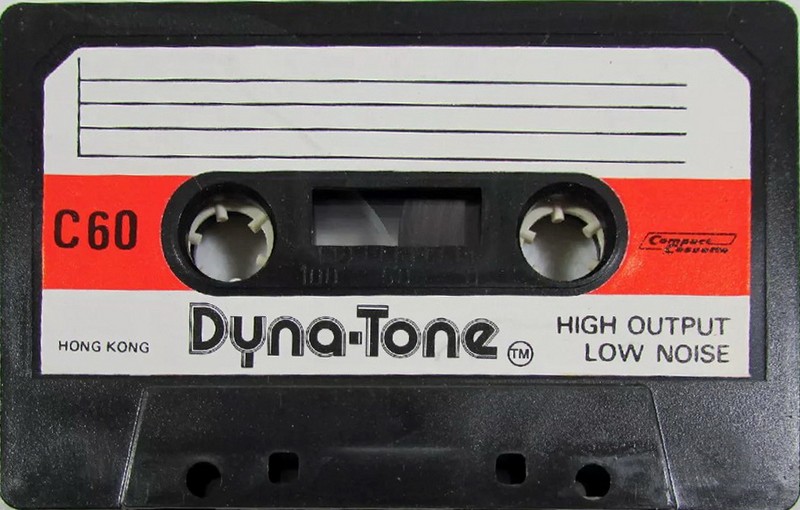 Compact Cassette Dyna-Tone 60 Type I Normal 1982 Hong Kong