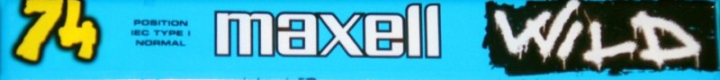 Compact Cassette Maxell Wild 74 Type I Normal 1998 Europe