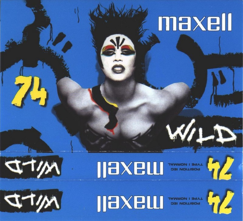 Compact Cassette Maxell Wild 74 Type I Normal 1998 Europe
