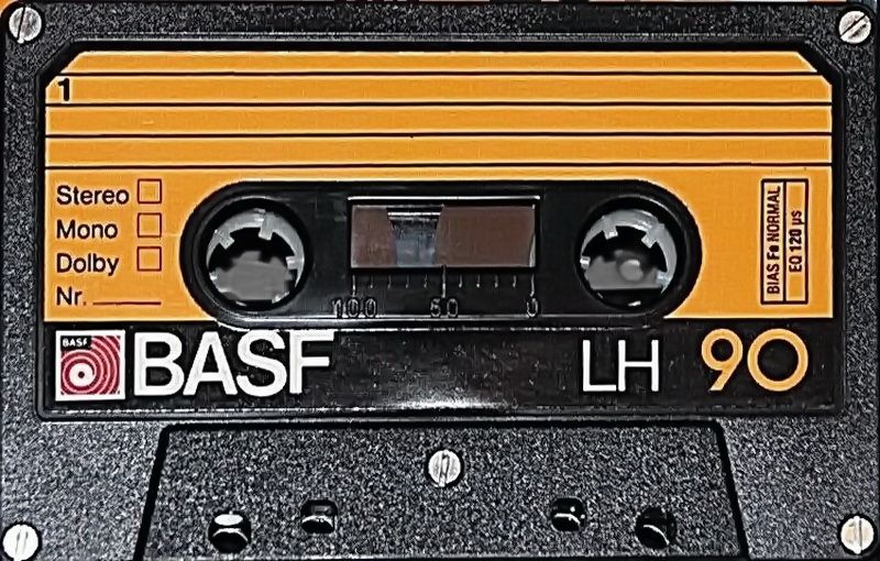 Compact Cassette BASF LH 90 Type I Normal 1978 USA