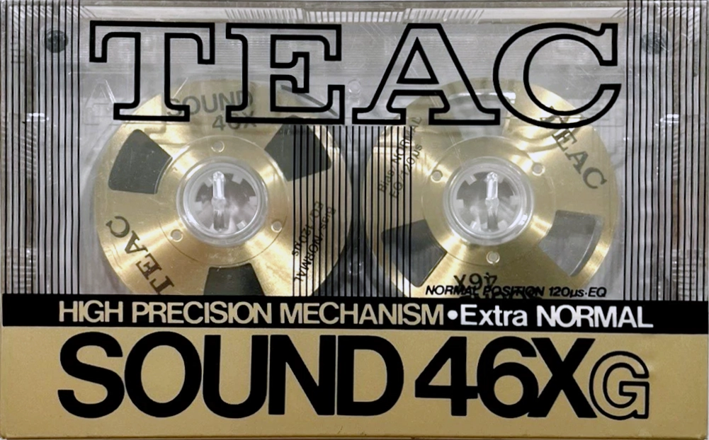 Compact Cassette Teac SOUND 46 "46XG" Type I Normal 1984 Japan
