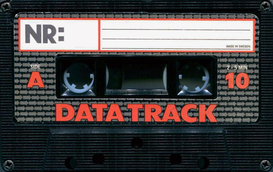 Compact Cassette Track Data Track 10 Computer Cassette 1982 Sweden