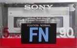 5 pack Sony FN 90 "5FN90A" Type I Normal 1988 Europe