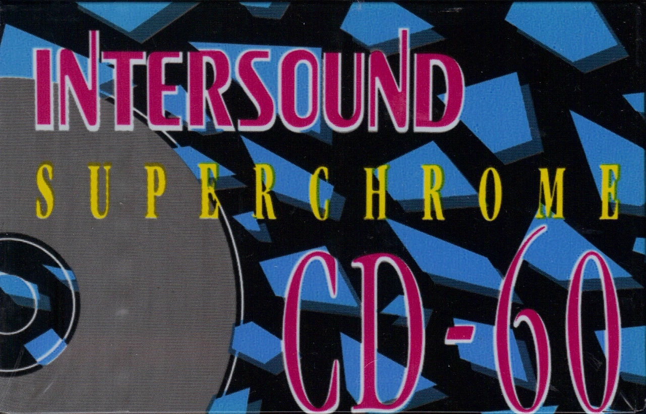 Compact Cassette Intersound CD 60 Type II Chrome 1986 Europe