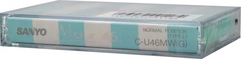 Compact Cassette Sanyo Mun 46 "C-U46MW(G)" Type I Normal 1986 Japan