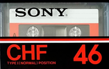 Compact Cassette Sony CHF 46 Type I Normal 1978 Japan