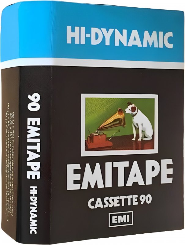 Compact Cassette EMITAPE HI-DYNAMIC 90 Type I Normal 1975 Europe