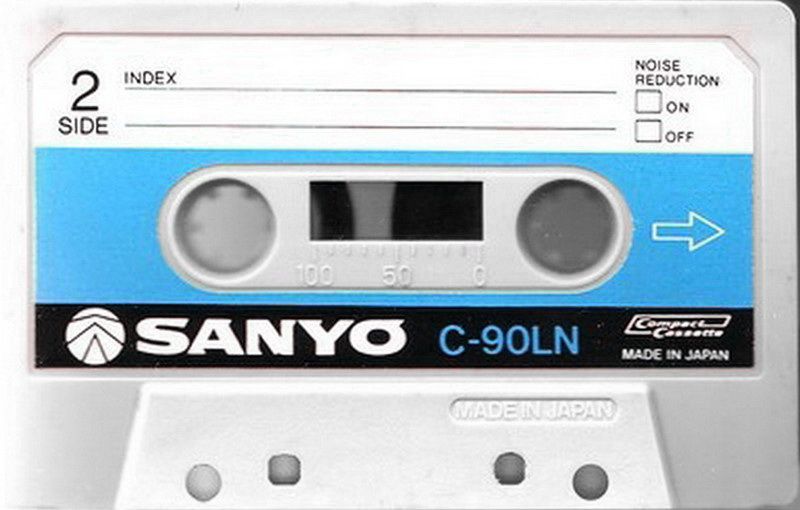 Compact Cassette Sanyo 90 Type I Normal 1978 Japan
