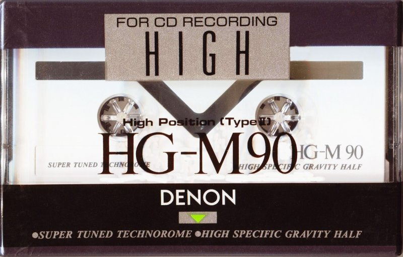 Compact Cassette Denon HG-M 90 Type II Chrome 1991 Japan