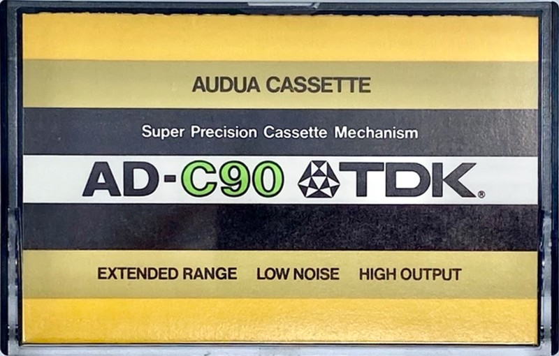 Compact Cassette TDK Audua 90 Type I Normal 1977 Europe, USA