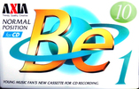 Compact Cassette AXIA Be 1 10 "BE1A 10" Type I Normal 1996 Japan