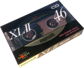 Compact Cassette Maxell XLII 46 Type II Chrome 1990 Japan