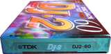 Compact Cassette TDK DJ2 Disc Jack 60 "DJ2-60" Type II Chrome 1995 Japan