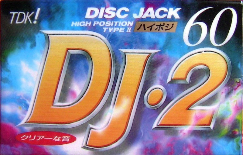 Compact Cassette TDK DJ2 Disc Jack 60 "DJ2-60" Type II Chrome 1995 Japan