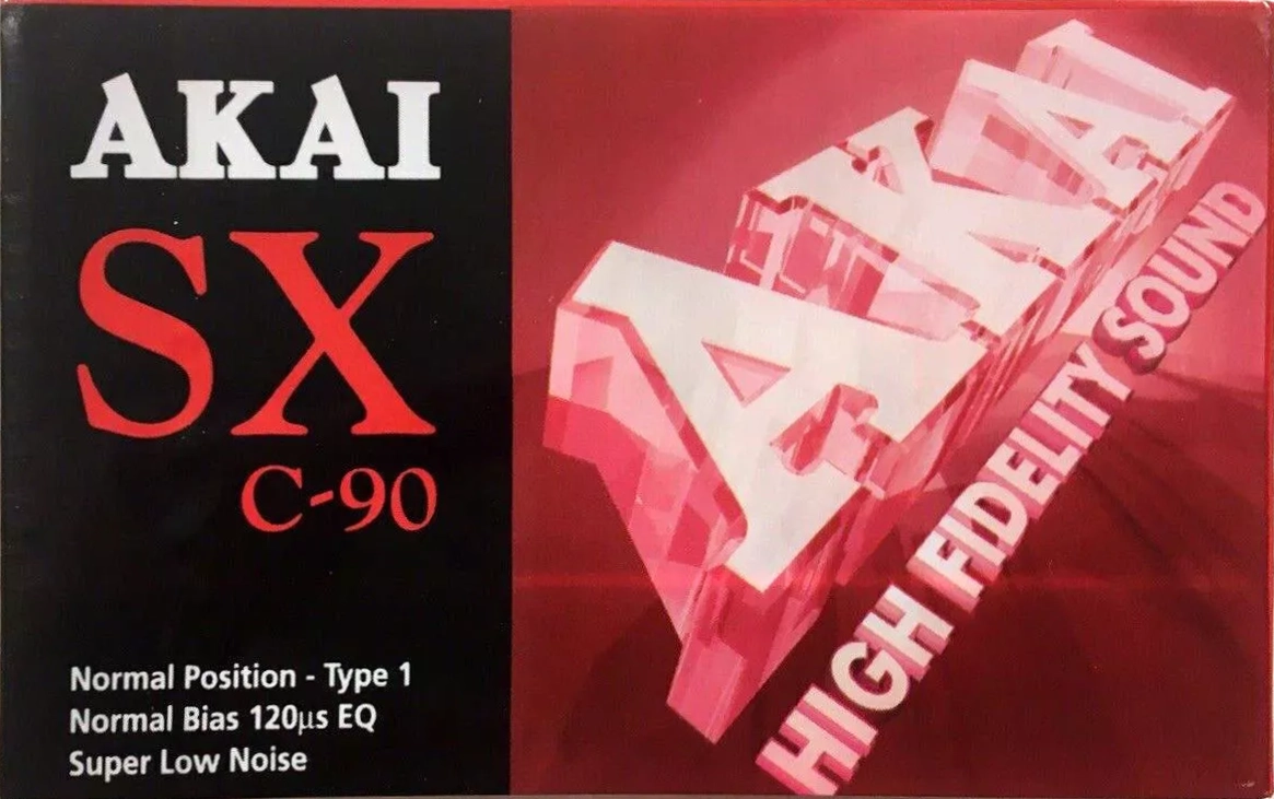 Compact Cassette Akai SX 90 Type I Normal 1992 Europe