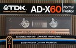 2 pack TDK AD-X 60 Type I Normal 1982 Japan