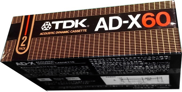 2 pack: TDK  - AD-X 60