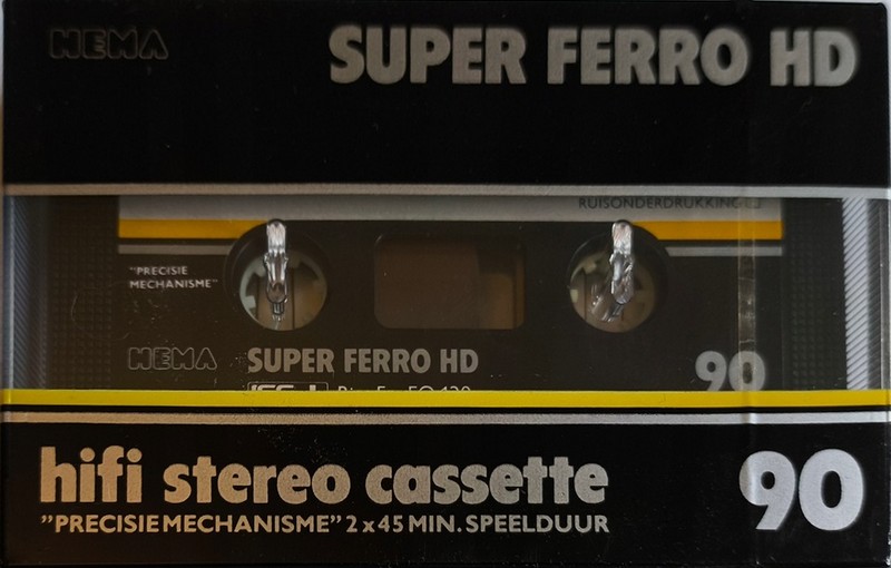 Compact Cassette Hema Super Ferro HD 90 Type I Normal 1983 Netherlands