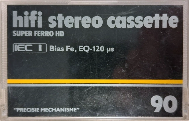 Compact Cassette Hema Super Ferro HD 90 Type I Normal 1983 Netherlands