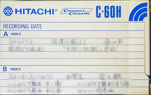 Compact Cassette Hitachi LN 60 "C-60H" Type I Normal 1973 Japan