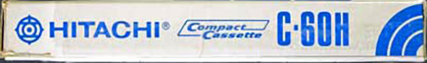 Compact Cassette Hitachi LN 60 "C-60H" Type I Normal 1973 Japan