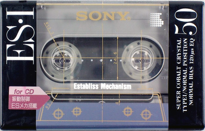 Compact Cassette Sony ES-I 50 "ESM1 50" Type I Normal 1991 Japan