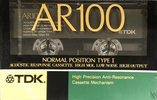 Compact Cassette TDK AR 100 "AR-100K" Type I Normal 1988 Japan