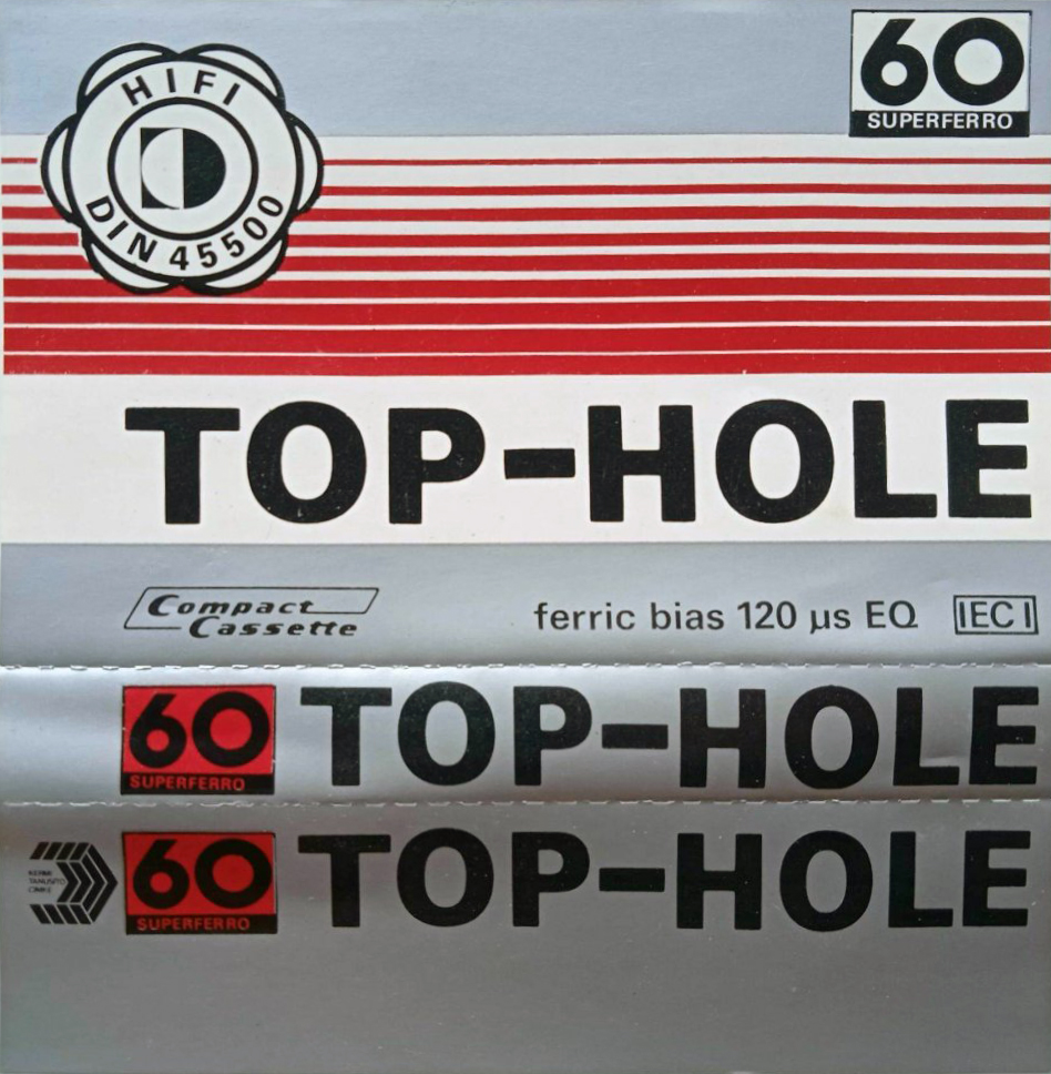 Compact Cassette Top-Hole 60 "red" Type I Normal 1982 Hungary
